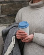 Circular&Co. NOW Cup - 12oz / 340 ml (Cream and Faraway Blue) - Image 2