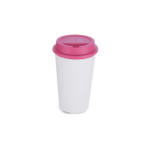 Circular&Co. Reusable NOW Cup - 12oz / 340 ml (Chalk and Lotus Pink) - Image 2