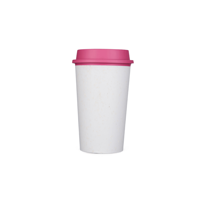 Circular&Co. Reusable NOW Cup - 12oz / 340 ml (Chalk and Lotus Pink) - Image 1