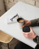Circular&Co. Reusable Coffee Cup, 8oz (227ml) - Chalk and Storm Grey - Image 6