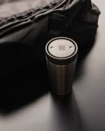 Circular&Co. Stainless Steel Travel Mug, 12oz (340ml) - Pebble White - Image 5