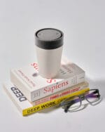 Circular&Co. Reusable Coffee Cup, 8oz (227ml) - Chalk and Storm Grey - Image 5
