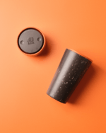 Circular&Co. Reusable Coffee Cup, 12oz (340ml) - Grey and Sundown Orange - Image 5