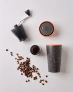 Circular&Co. Reusable Coffee Cup, 12oz (340ml) - Grey and Sundown Orange - Image 6