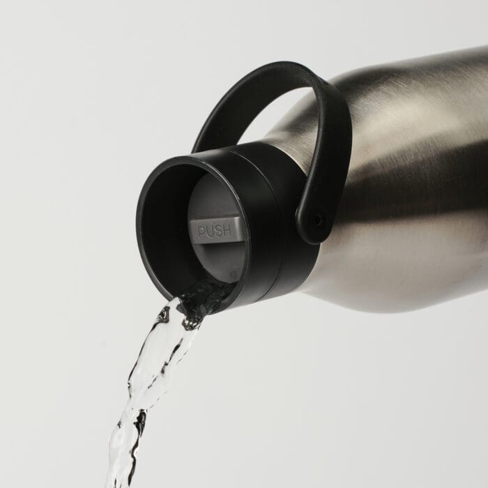 Circular&Co. Reusable Stainless Steel Water Bottle, 750ml – Uncoated Ink Black - Image 5