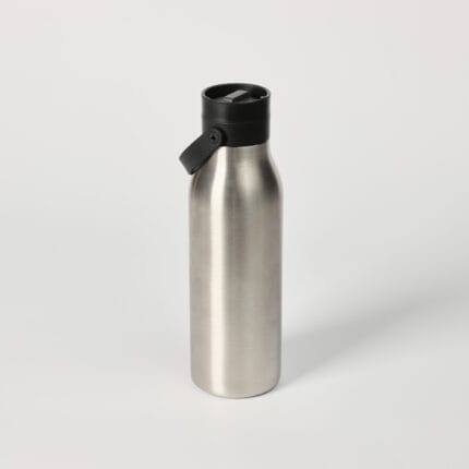 Circular&Co. Reusable Stainless Steel Water Bottle, 500ml – Uncoated Ink Black