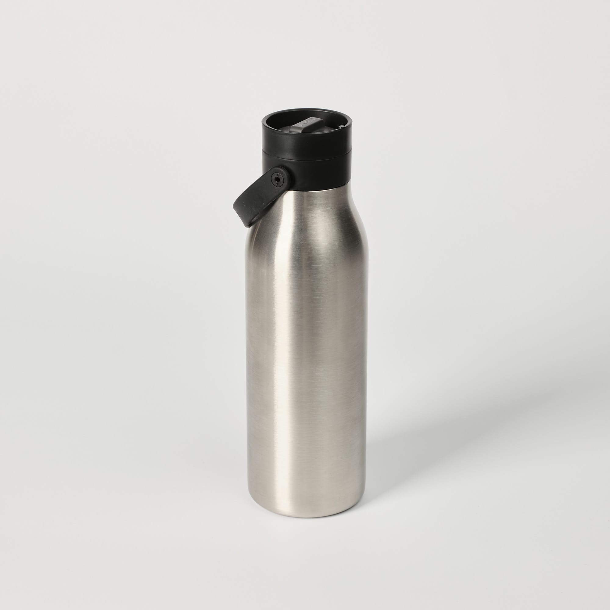 Circular&Co Website_ Stainless Steel_Reusable Bottle_Uncoated Ink_500ml Circular&Co. Reusable Stainless Steel Water Bottle, 500ml – Uncoated Ink Black - Image 1
