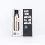 Circular&Co. Reusable Stainless Steel Water Bottle, 500ml – Uncoated Ink Black - Image 3