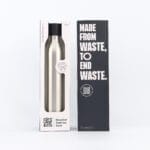 Circular&Co. Reusable Stainless Steel Water Bottle, 750ml – Uncoated Ink Black - Image 3