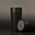 Circular&Co. Stainless Steel Travel Mug, 8oz (227ml) – Coated Ink Black - Image 2