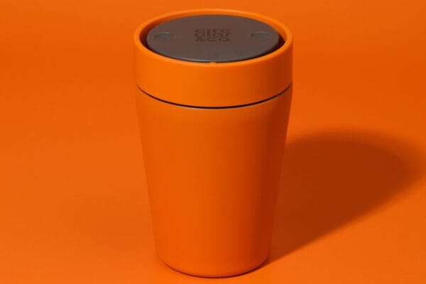 Circular&amp;Co. Tazza da viaggio in acciaio inossidabile, 8 oz (227 ml) - Arancione alba