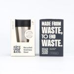 Circular&Co. Stainless Steel Travel Mug, 8oz (227ml) – Uncoated Ink Black - Image 3
