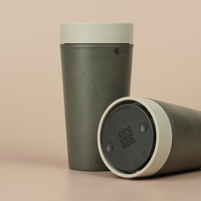 Circular&Co. Reusable Coffee Cup, 12oz (340ml) - Made From Traceable Marine Plastic - Image 2