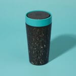 Circular&Co. Reusable Coffee Cup, 12oz (340ml) - Made From Trainers, Electric Blue