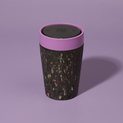 Circular&Co. Reusable Coffee Cup, 8oz (227ml) - Made From Trainers, Ultraviolet