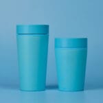 Circular&Co. Reusable Coffee Cup, 8oz (227ml) - Made From Bubblegum, Sky Blue - Image 7