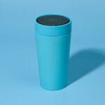 Circular&Co. Reusable Coffee Cup, 12oz (340ml) - Made From Bubblegum, Sky Blue