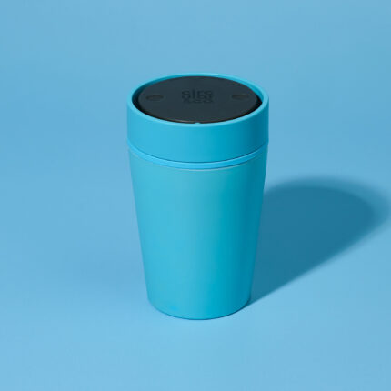 Circular&Co. Reusable Coffee Cup, 8oz (227ml) - Made From Bubblegum, Sky Blue