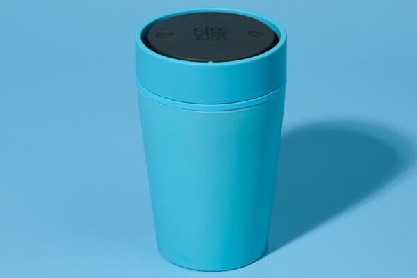Circular&Co. Reusable Coffee Cup, 8oz (227ml) - Made From Bubblegum, Sky Blue