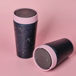 Circular&Co. Reusable Coffee Cup, 12oz (340ml) - Made From Fabric Waste, Dust Pink - Image 6