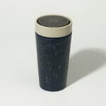 Circular&Co. Reusable Coffee Cup, 12oz (340ml) - Made From Fabric Waste, Ecru