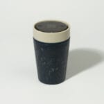 Circular&Co. Reusable Coffee Cup, 8oz (227ml) - Made From Fabric Waste, Ecru