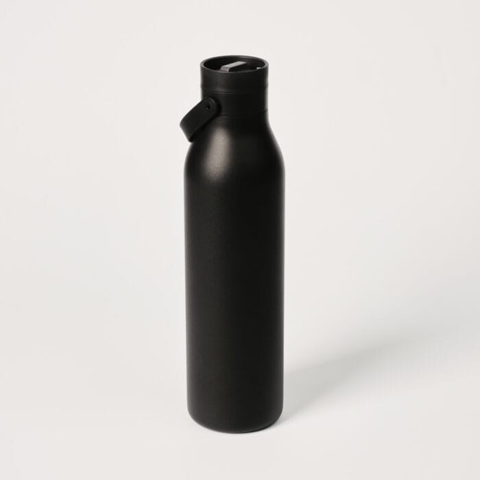 Circular&Co. Reusable Stainless Steel Water Bottle, 750ml – Coated Ink Black - Image 1