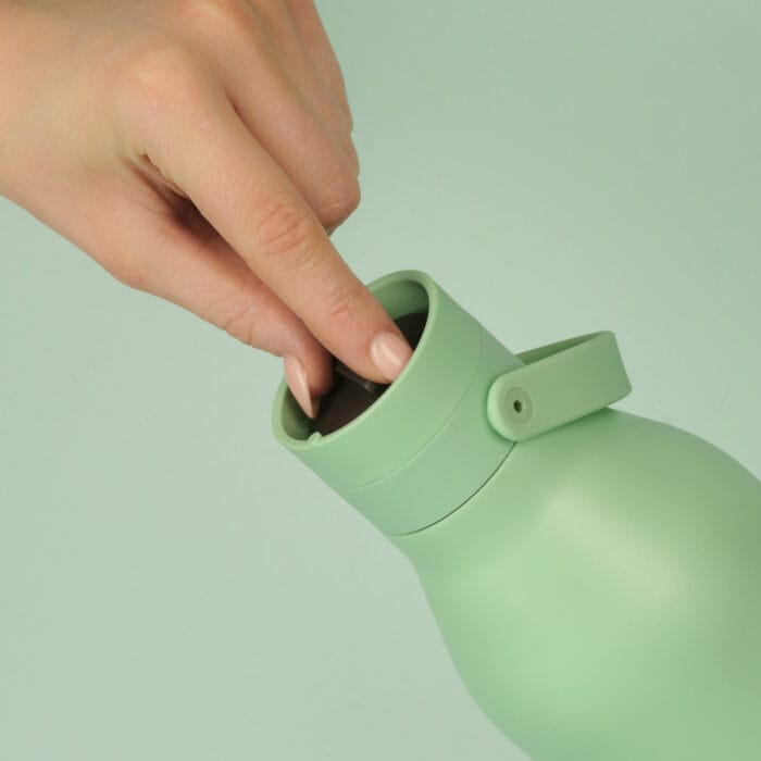Circular&Co Website_ Stainless Steel_Reusable Bottle_ Seaglass Green _5 Circular&Co. Reusable Stainless Steel Water Bottle, 500ml – Seaglass Green - Image 6
